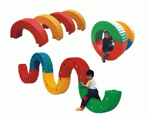 Kids Plastic Balance Board Round Bridge